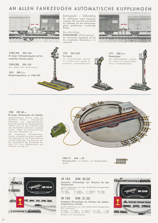 Fleischmann Katalog 1966-1967