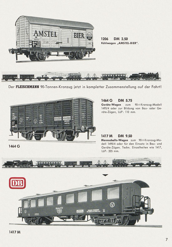 Fleischmann Neuheiten 1966