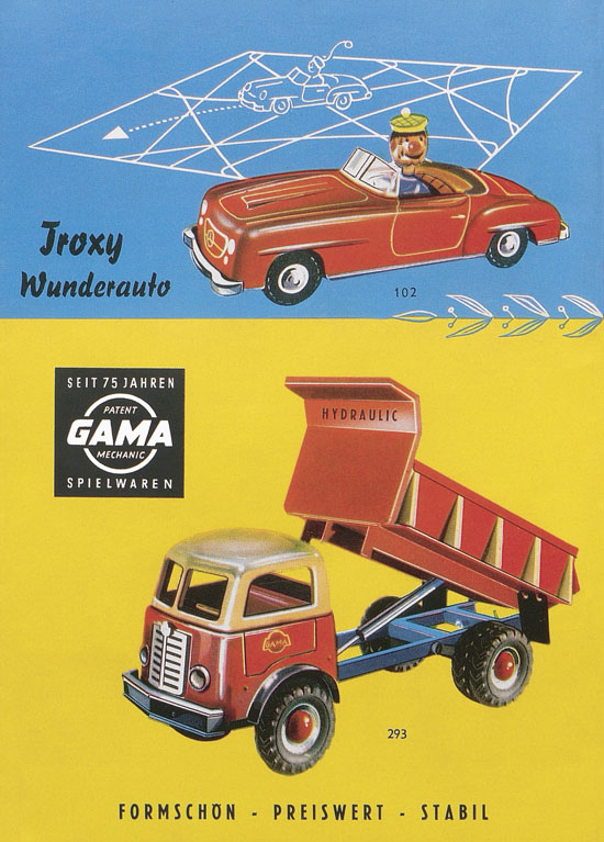 Gama Katalog Neuheiten 1957