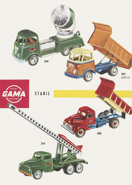 Gama Katalog Neuheiten 1958