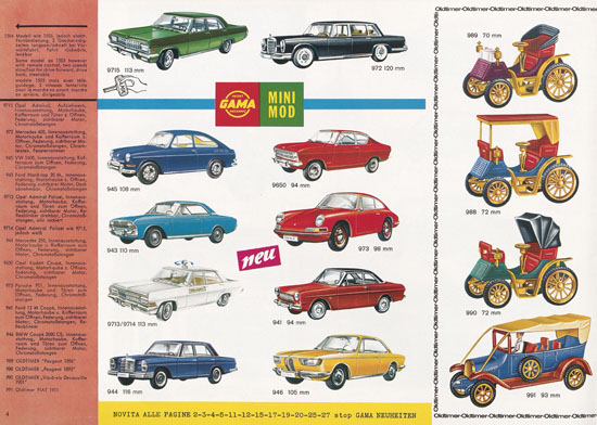 Gama Katalog 1966