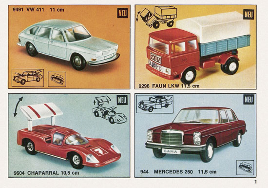 Gama mini Katalog 1969