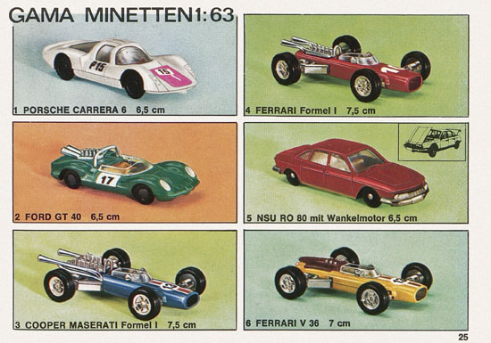 Gama mini Katalog 1969