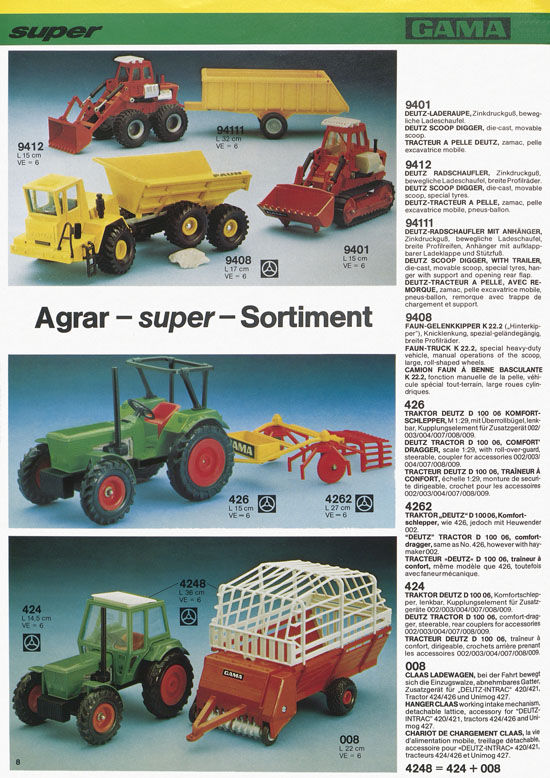 Gama Katalog 1978