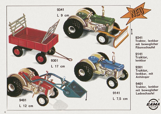 Mini Gama Katalog 1968