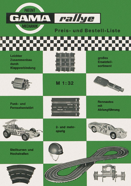Gama Rallye Bestell- und Preisliste 1971