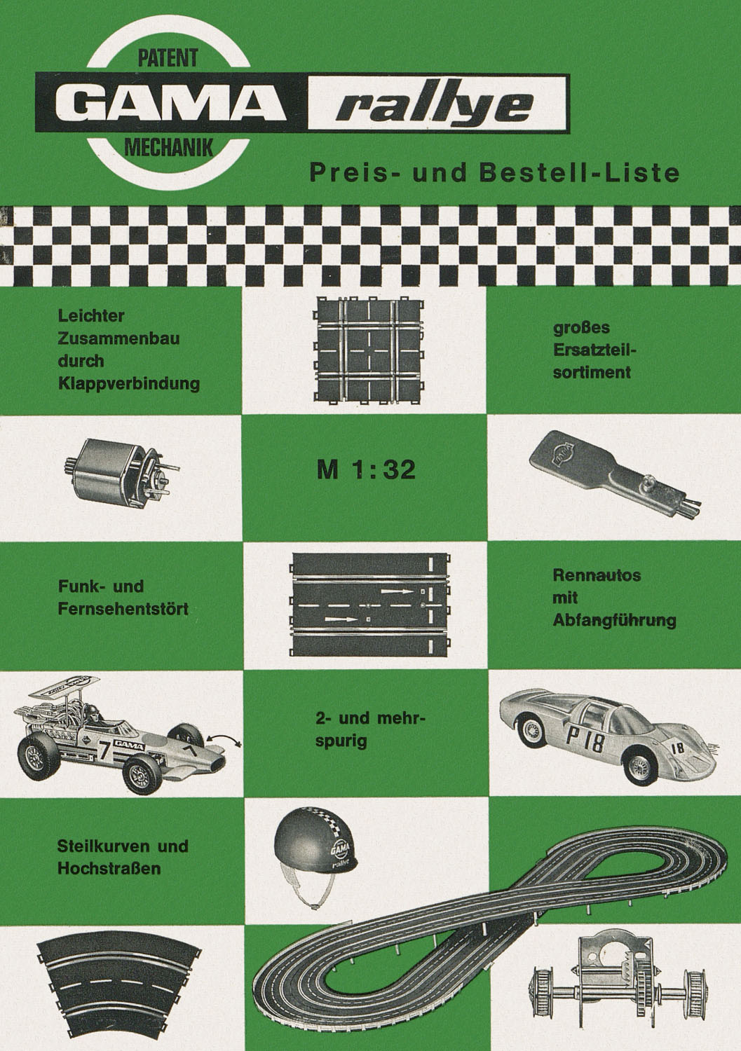 Gama Rallye Bestell- und Preisliste 1971