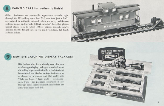 Gilbert H0 Trains 1955