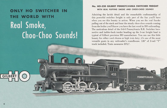 Gilbert H0 Trains 1955