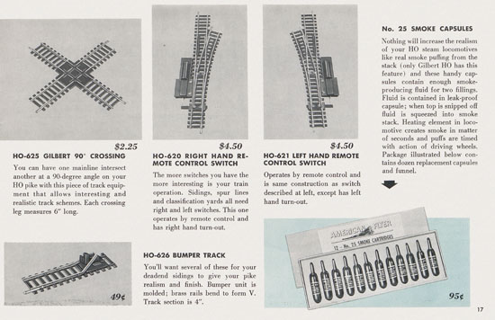 Gilbert H0 Trains 1955