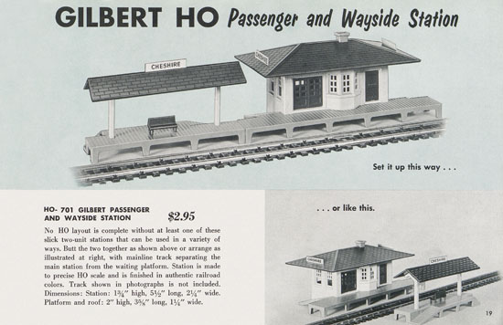 Gilbert H0 Trains 1955