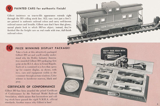 Gilbert H0 Trains 1956