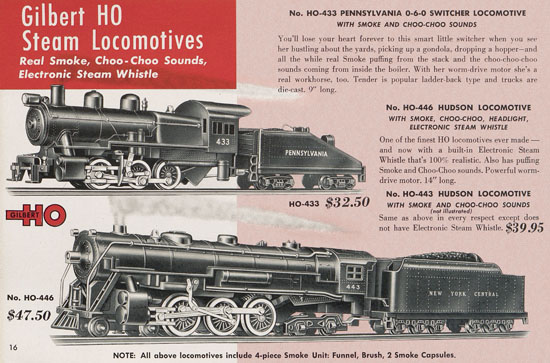 Gilbert H0 Trains 1956