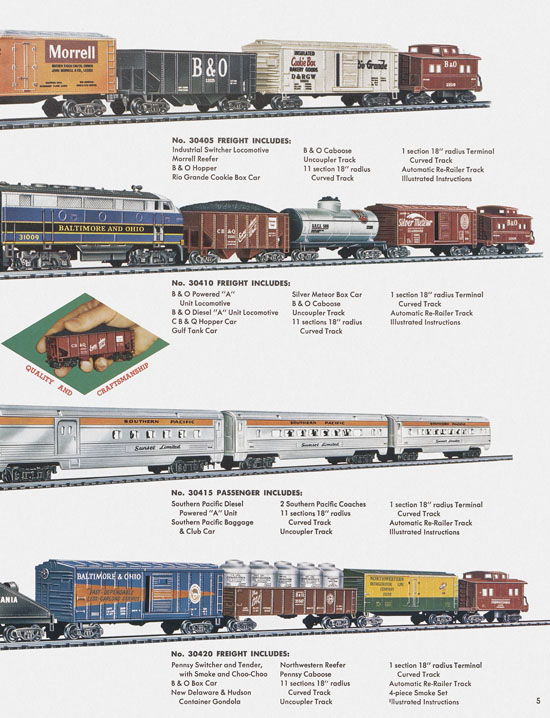 Gilbert H0 Trains 1958