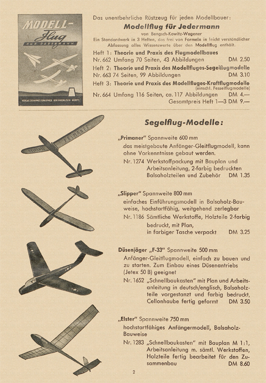 Graubele Katalog 1955