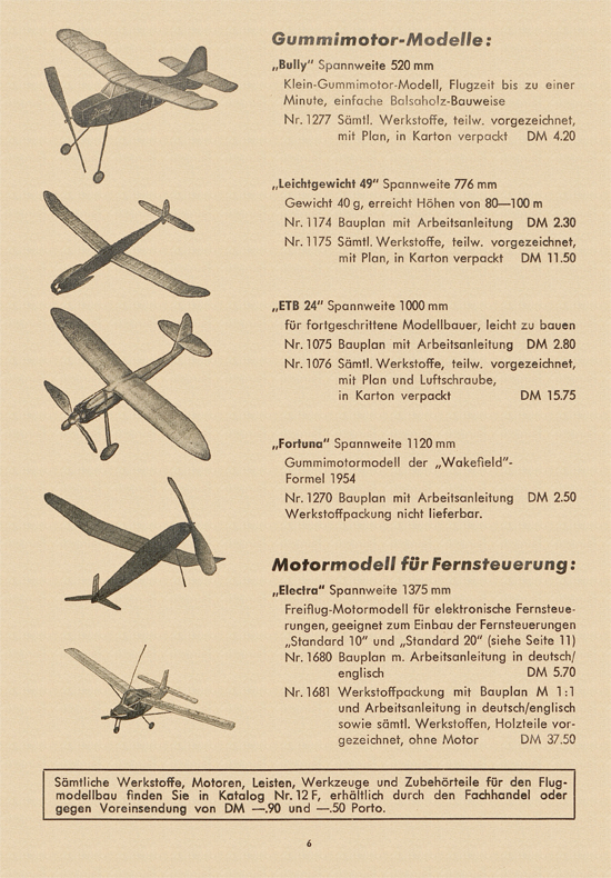 Graubele Katalog 1955