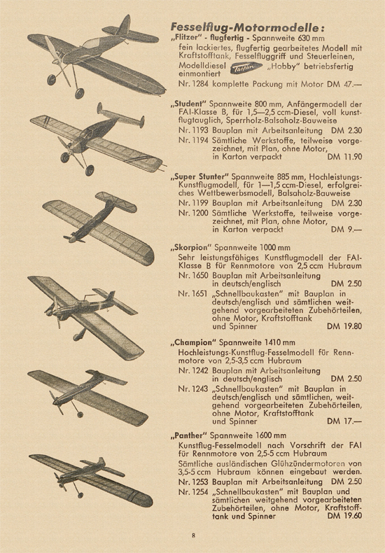 Graubele Katalog 1955