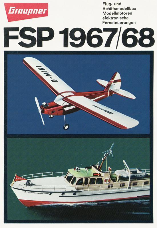 Graupner Flug- und Schiffsmodellbau Prospekt 1967-1968