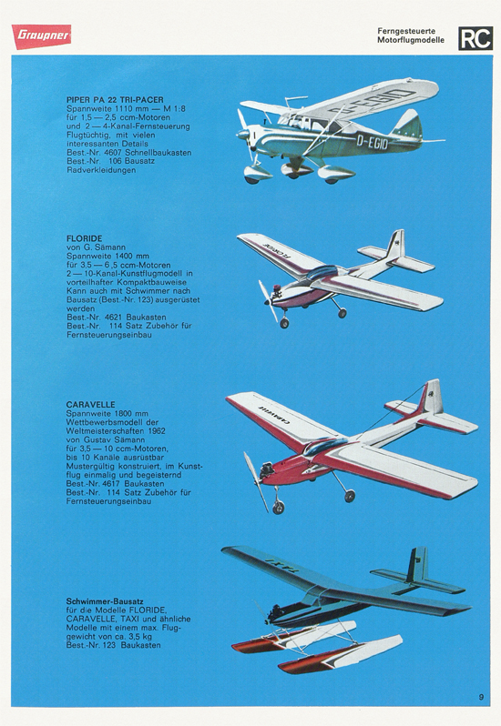 Graupner Flug- und Schiffsmodellbau Prospekt 1967-1968