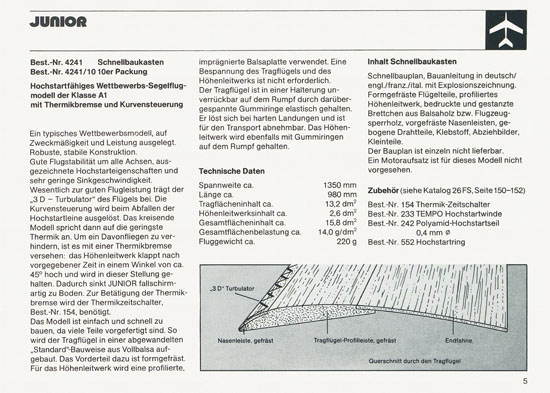 Graupner Neuheiten 1973