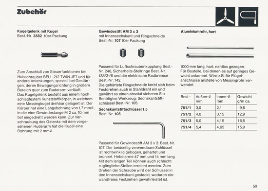 Graupner Neuheiten 1973