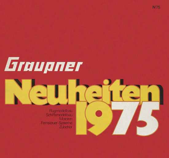 Graupner Neuheiten 1975