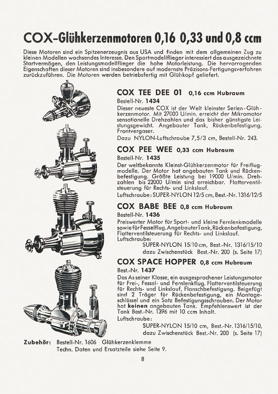 Graupner Neuheiten Prospekt N 61 1961