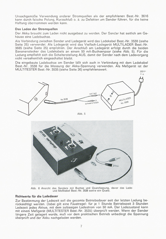 Graupner RC-Handbuch Digitale Fernlenkanlage varioprop 1968