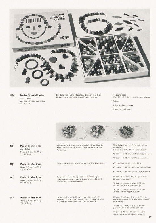 HABA Holzspielwaren Katalog 1965-1966