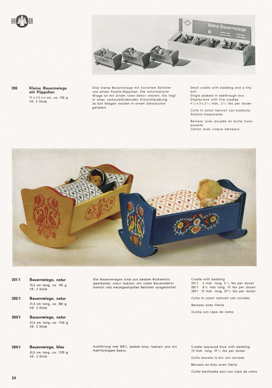 HABA Holzspielwaren Katalog 1965-1966