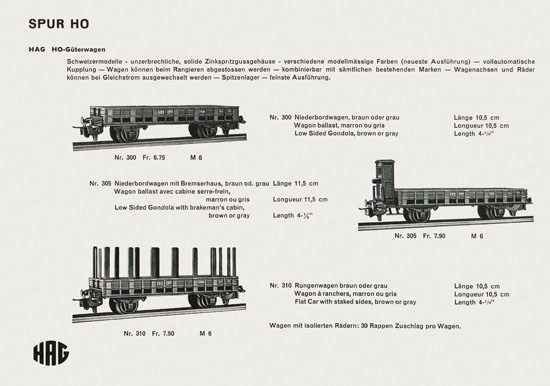 HAG Katalog 1957