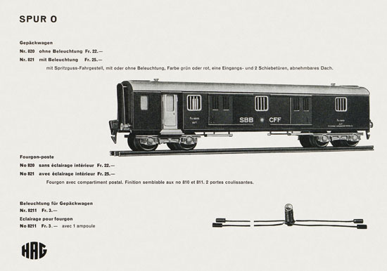 HAG Katalog 1957