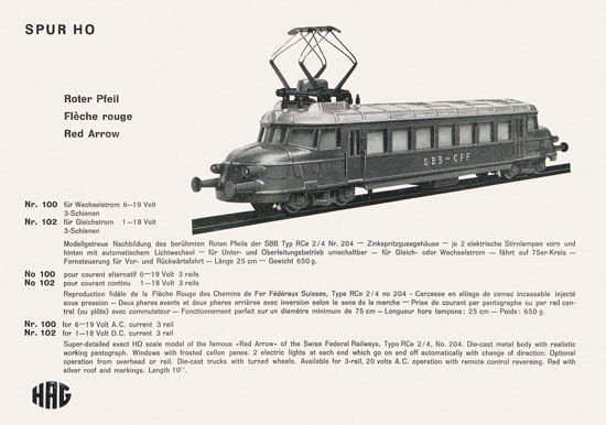 HAG Katalog 1959-1960