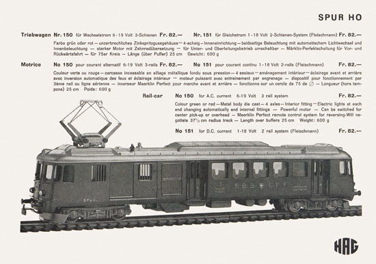 HAG Katalog 1963-1964