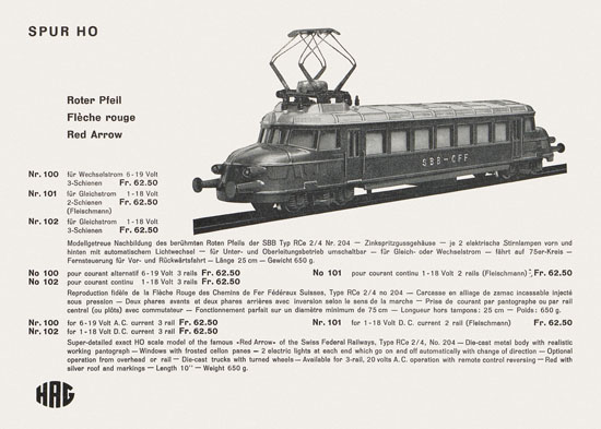 HAG Katalog 1964-1965