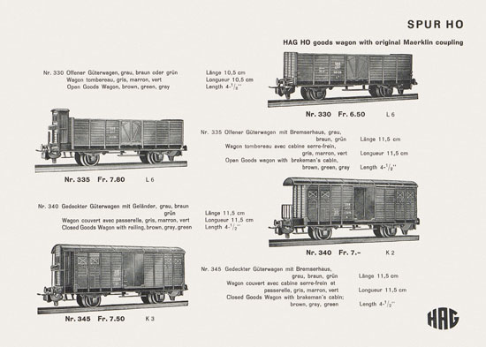 HAG Katalog 1964-1965