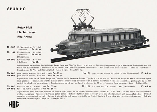 HAG Katalog 1965-1966