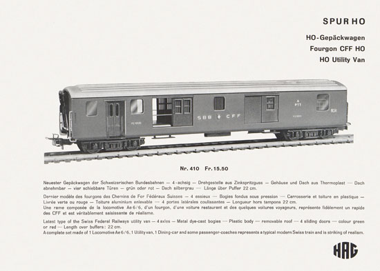 HAG Katalog 1965-1966