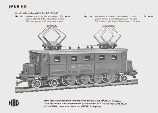 HAG Katalog 1970-1971