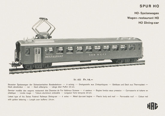 HAG Katalog 1960-1961