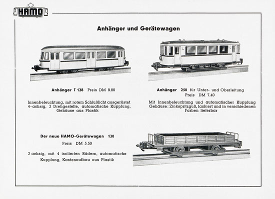 Hamo Katalog Strassenbahn 1956