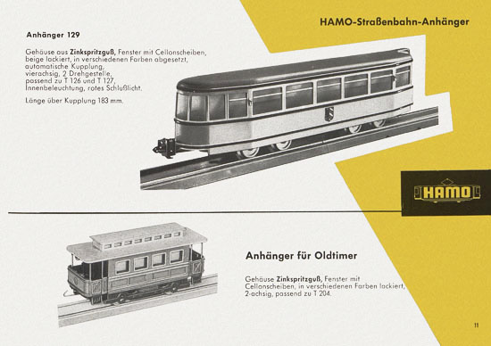 Hamo Katalog Spur H0 1963