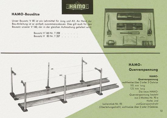 Hamo Katalog Spur H0 1963