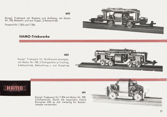 Hamo Katalog Spur H0 1963