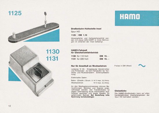 Hamo Katalog 1965-1966