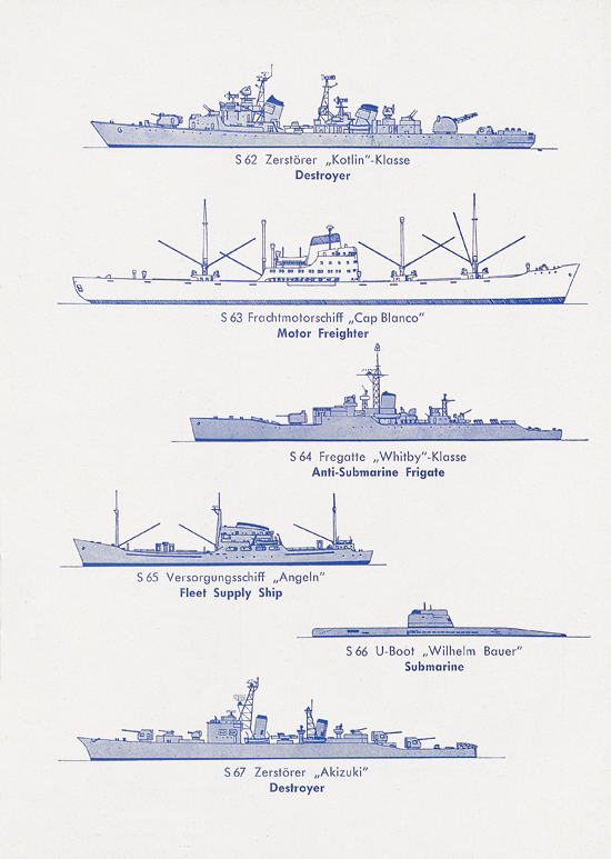 Hansa-Modelle Schiffsmodelle und Hafenbausatz Katalog 1963