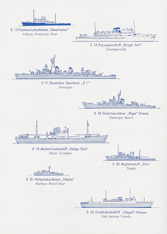 Hansa-Modelle Schiffsmodelle und Hafenbausatz Katalog 1966