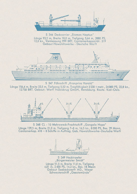 Hansa-Modelle Schiffsmodelle Katalog 1980