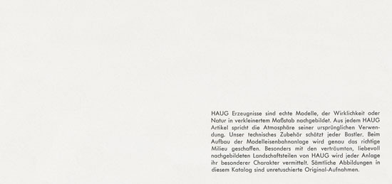 Haug Katalog 1961-1962