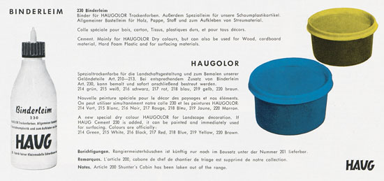 Haug Katalog 1961-1962